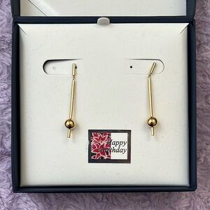 14K Gold Drop Earrings